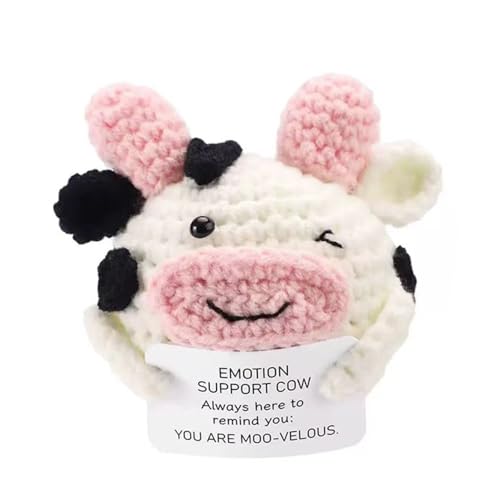 WYTDJH Handcrafted Crochet Doll, Decorative Cotton Thread Figure, Romantic Gift for Couples, Wedding Anniversary Birthday Holiday Present(Pig)