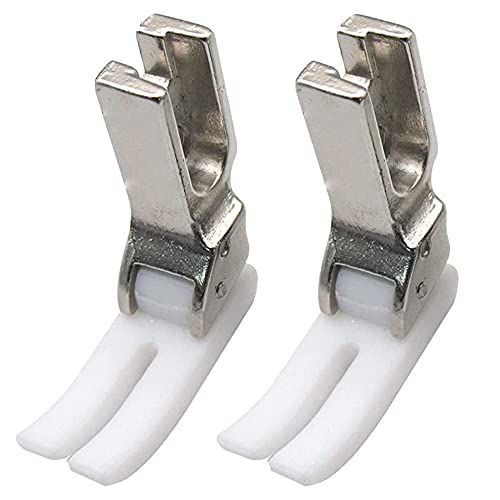 Prensatelas de teflón de puntada recta para máquina de coser industrial T350, prensatelas de teflón antiadherente, 2 piezas, prensatelas estándar para máquina de coser