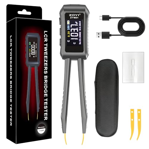 ZT-MD1 Smart LCR Tweezer Combo for RCL Diode & Continuity Tests w...