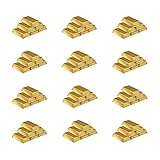 Beistle Plastic Gold Bar Decorations – 72-Pack Metallic PVC Prop Bricks for Casino Night, Pirate Themes, Heist Parties, Western Events and Adult Party Table Decorations, 7