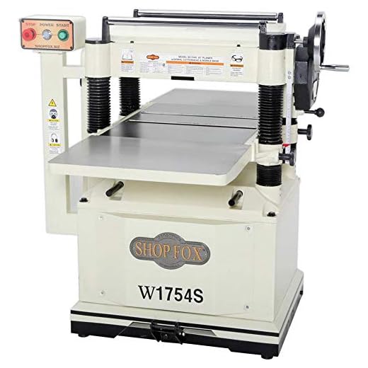 Shop Fox W1754S 20-Inch Planer with Spiral Cutterhead
