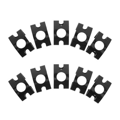 Kichvoe 10 abrazaderas metálicas para latiguillos de freno de coche - Conectores para tubos de freno y carcasa de la palanca de cambios - Sujetadores de fijación de cables para reparaciones y
