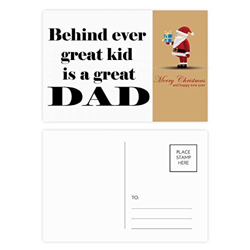 Cartes postales citation Père Noël coffret de correspondance à offrir