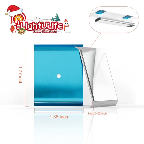 Image of Cabinet Light Magnetic Under Cabinet Lights Magnetic stickys 4PCS -Magnetic Light Strip Replacement Magnets for Under Cabinet Lighting(Nonmagnet) | Iron sheet Strip with Adhesive Backing Replacement for Under Cabinet Lighting ,Nonmagnet