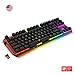 Price comparison product image DREVO BladeMaster PRO Cherry MX Red Wireless 2.4G/Bluetooth 4.0/USB TKL RGB Mechanical Gaming Keyboard with Programable Genius Knob 87K US Layout