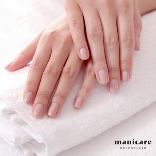 Manicare Nagelbürste aus Kunststoff – ergonomische Hand- und Nagelbürste mit festen Borsten, hygienisch, für Finger- und Zehennägel, entfernt Schmutz, Dreck und Öl