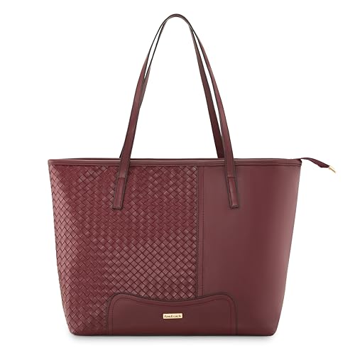 Fastrack Textured Burgundy Tote Bag For Women (B0CQZRG87H) Amazon Price History, Amazon Price Tracker