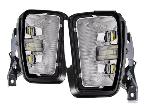 Antibrouillard LED pour Dodge Ram 1500 2013-2018 avec feux diurnes DRL blanc étanche