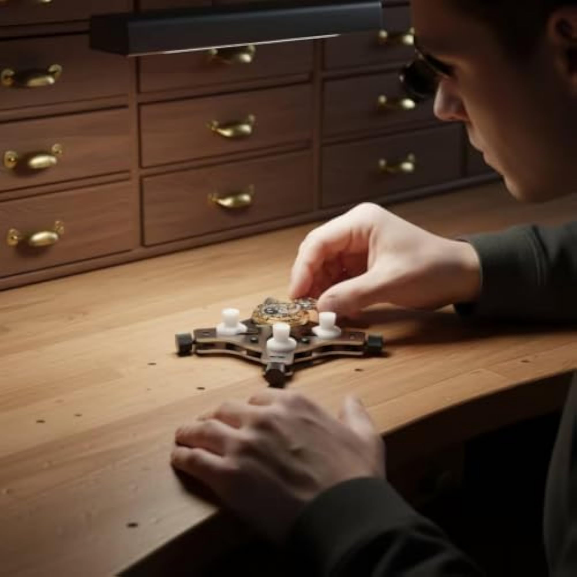 Adjustable Watch Holding Fixture, Compact Holder