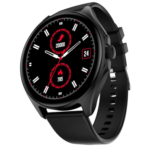 Image of Fire-Boltt Boltt Fire Apollo 2 Smartwatch 36.3Mm (1.43 Inch) AMOLED Display, Bluetooth Calling, 100+ Sports Modes, Voice Assistant, Health Suite, IP67 Water Resistant, Smart Notifications. (Black)