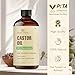 Botanic Hearth Castor Oil & Hair Treatment Oils| 100% Pure & Natural, Cold Pressed | 2 fl oz| For Hair, Eyelashes & Eyebrows | Hexane Free, Fast Absorbing | With Applicators & Dropper
