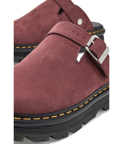 Image of Dr. Martens Unisex Zeb Zag Mule Cherry Red Men 8 /Women 9 Medium