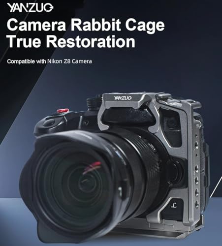 Image of Z8 Camera Cage Aluminum Alloy cage for Nikon Z 8 Camera (Black)