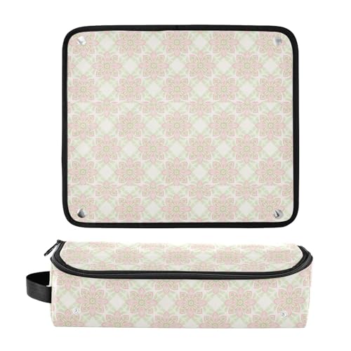 Bolso de viaje para herramientas de cabello con tapete resistente al calor miniatura 3