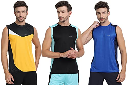 Image of FTX Men's Solid Regular Fit T-Shirt