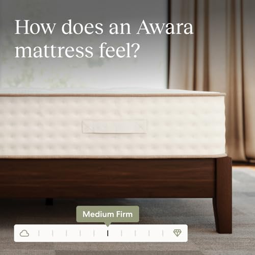 Image of Awara Natural Hybrid Full Mattress 10 Inch - Certified Organic Natural Latex - Sustainable New Zealand Wool - Fiberglass-Free - 365-Night Trial