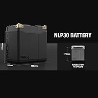 Vista 2 de NOCO Lithium NLP30: Ultra-Light 12V Lithium Powersport Battery – Group 30 – 8Ah – 700A Start Power – Intelligent BMS – UL Certifiedc
