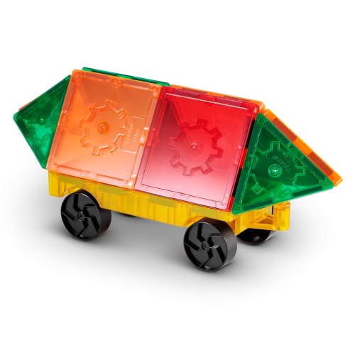 Tytan 100-Piece Magnetic Tiles with Wheeled Base & Carry Bag — view 3