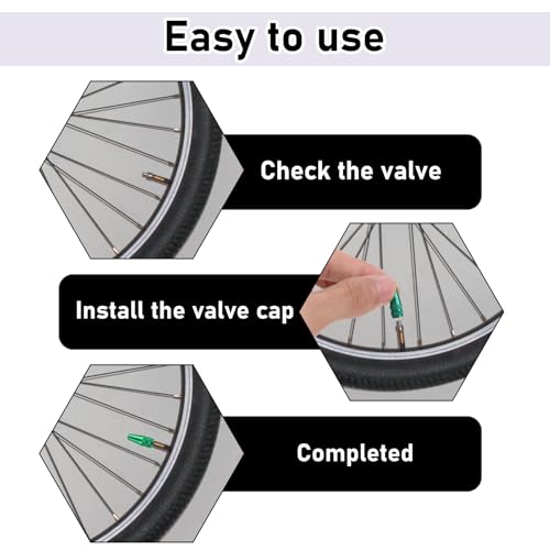 40 Pieces Presta Valve Stem Caps, 10 Colors Presta Valve Cover, Aluminum Presta Cycling Valve Cap, Presta Valve Cap Dust Covers, French Bicycle Air Tire Caps, Presta Valve Caps for Bike Tires