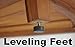 AquaTeak The Original Kai Corner Teak Bath Shelf