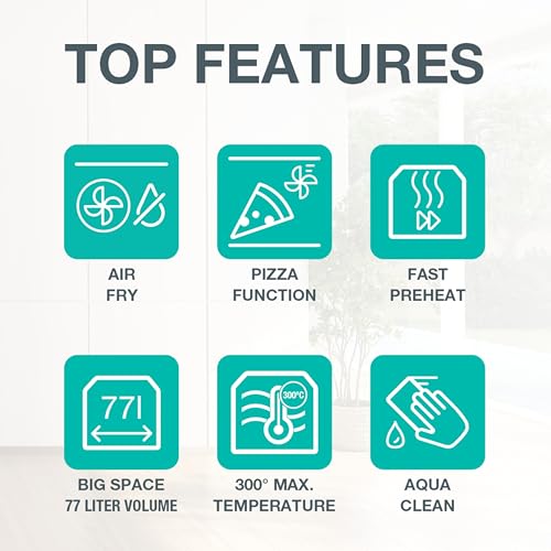 Gorenje OptiBake BOS6737 E02B Einbau-Backofen / 77L / AquaClean/Heißluft/ExtraSteam/AirFry/PerfectGrill/Pizzamode 300°C/Schwarz – Bild 3