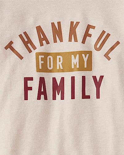 Image of The Children's Place Unisex-Baby And Toddler Long Sleeve Fall Thanksgiving Graphic T-shirt Thankful Family 5T