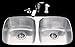 Kindred UD1831/70L/E Kitchen Sink - 2 Bowl