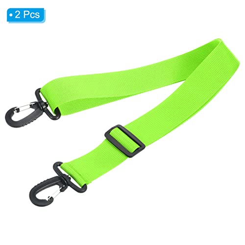 PATIKIL 70cmx3.8cm Roller Skate Leash, 2 Pack Adjustable Ski Boots Carrier Strap for Roller Skates Ski Boots, Ice Skates, Light Green - Image 3