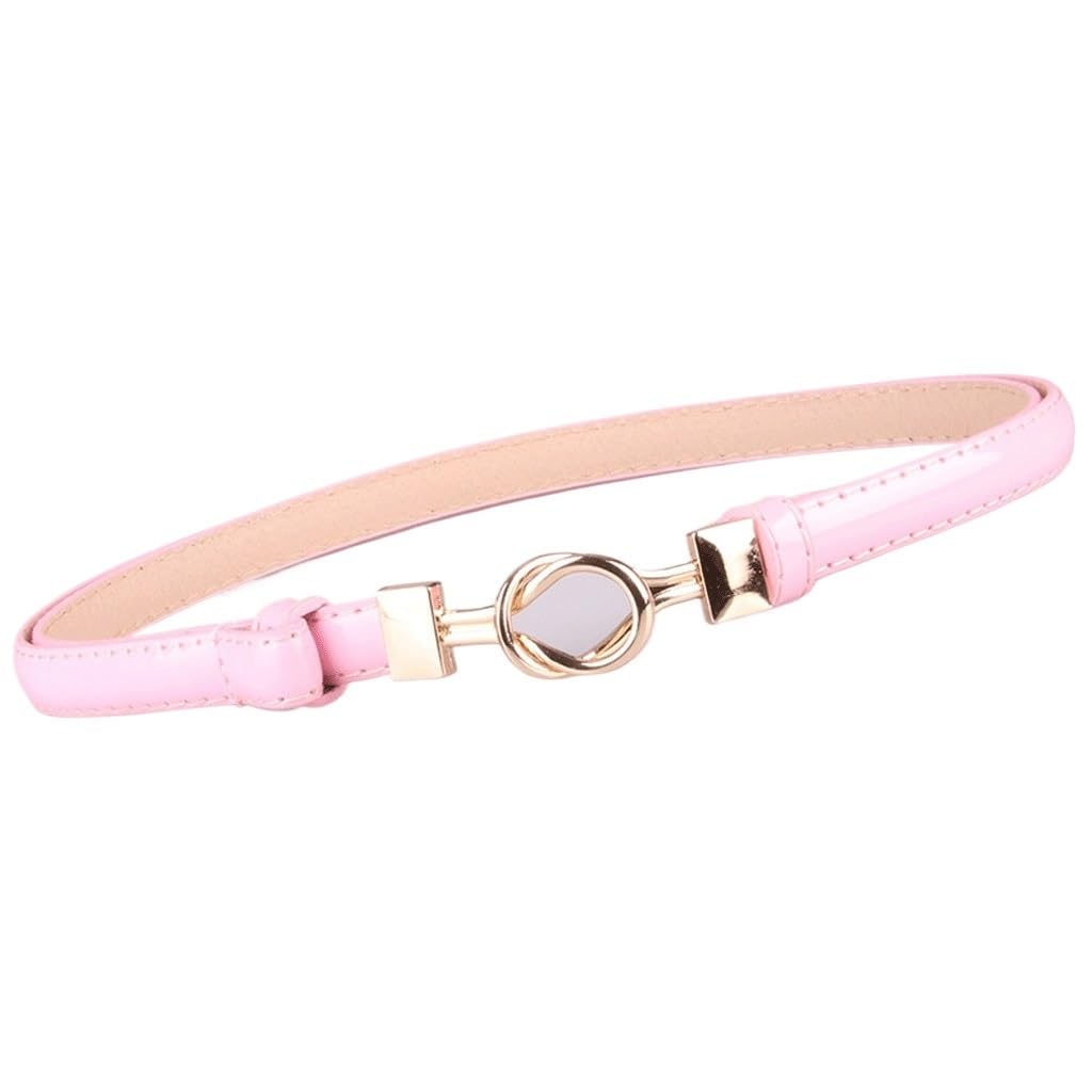 Womens Belt with Loop Buckle Adjustment Belt Womens Versatile Dress Decoration Thin Belts