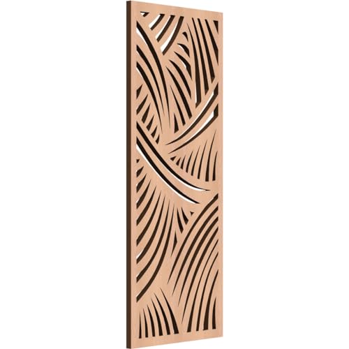 Image of Chester Decorative Pierced Fretwork Wood Wall Panels, 9 3 /8 inchW x 24 3 /8 inchH x 3 /8 inchT, Alder