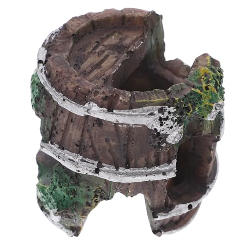 PartyKindom 小型ペット用製隠れ家 シンプル清掃簡単 な水槽洞窟 エビ隠れ家 爬虫類シェルター 小蜘蛛や小魚の快適生息地