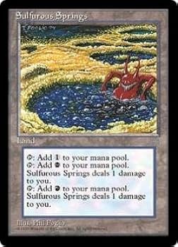 Amazon.co.jp: マジックザギャザリング MTG 土地 英語版 硫黄泉