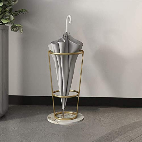 Porte-parapluies MiroDo solution sol sec avec bac de stockage en marbre