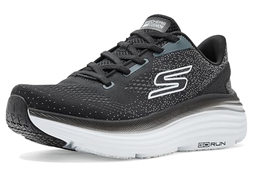 Skechers Mens Max Cushioning Endeavour Kauska Sneaker Black/White 11.5 X-Wide