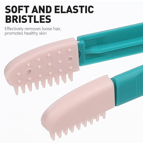 Image of balacoo 2 Pcs Cat Eye Comb Tear Stain Remover Tool, Portable Puppy Supple Brush Removing Tear Stain, Multifunctional Pets Eye Tear Remover Tool