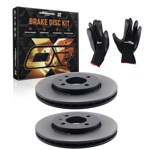Image of maXpeedingrods 2x Brake Discs Ø255.9mm for Seat Mii KE1 KF1 Skoda Brake Disc Set 1S0615301 1S0615301H
