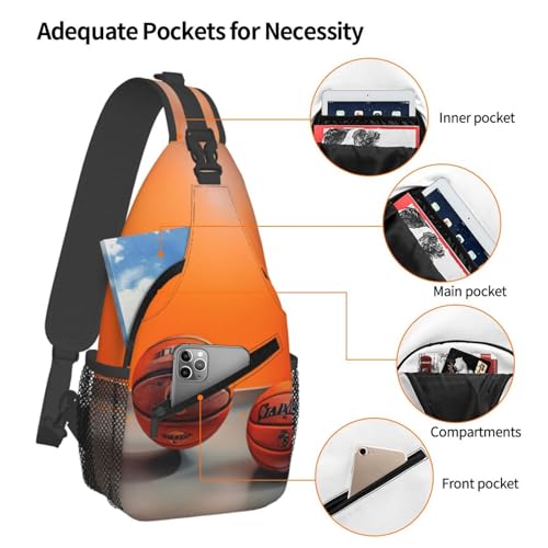 Mochila Deportiva Crossbody Negra para Deporte y Senderismo miniatura 4