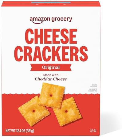 Amazon Grocery, Original Cheese Crackers, 12.4 Oz