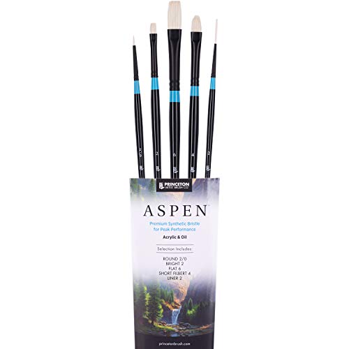Professional 5pc Acrylic Paint Brushes Set