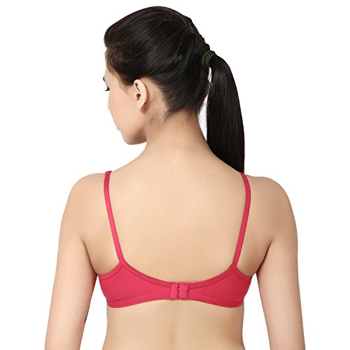 Image of She Wears Full Coverage Non-Padded and Wirefree Daily Use Combo Bra Panty Set for Female.