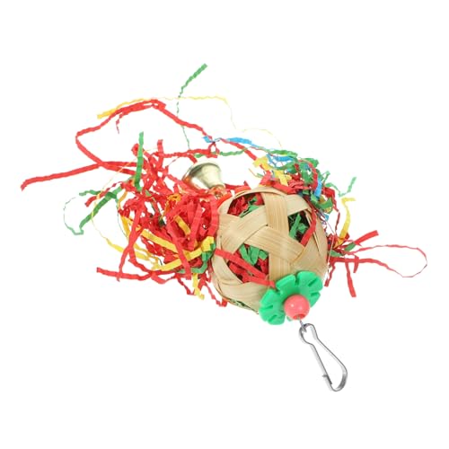 Toddmomy Vogelspielzeug Für Papageien Buntes Kauspielzeug Hängen Spielzeug Für Vögel Beschäftigung Und Nahrungsbeschaffung Für Käfige Und Volieren