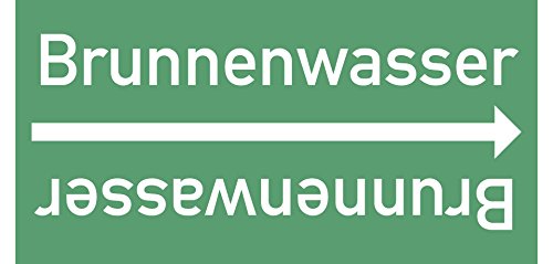 LEMAX® Rohrleitungsband Brunnenwasser, DIN 2403, ab Ø 15mm, grün/weiß, 33m/Rolle