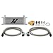 Mishimoto Universal Thermostatic Oil Cooler Kit, 13-Row, Silver