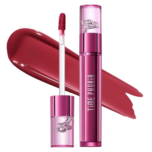 Image of Altera Blurring Tint Lip Stain 015 Flare, Deep Peddish Pink Glossy to Soft Matte Finish, Blur Lip Lines, Weightless No-Sticky Airy Velvet Texture, Vibrant Hydrating Long-Lasting Lip Makeup
