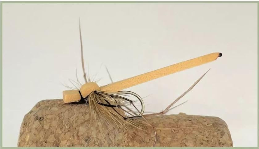 Daddy Long Legs, Flat foam tan body. Trout Flies. size 10 Natural Barbless, choice of quantity, Best Daddy flies (6)