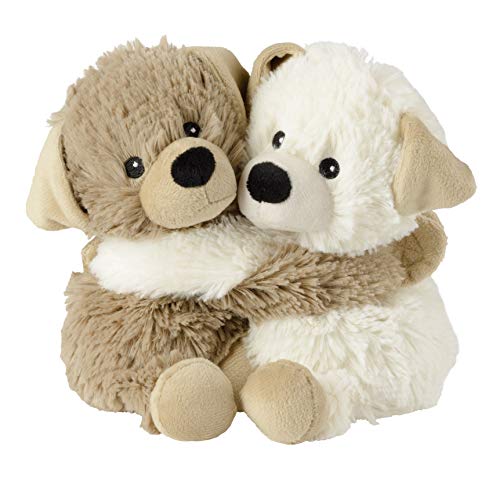 Warmies® Wärmekissen/Stofftier 'Kuschelfreunde Hunde 2er Set' Hirse Lavendelfüllung 16cm 500g