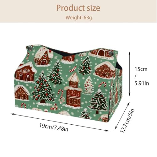 Boîte à mouchoirs de Noël avec distributeur fluide pour maison