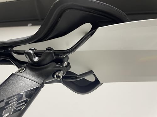 Image of Bike Fender, Tool-Free Rear Fender for Road & Mountain Bikes, Flexible Mud Guard for Back Seat, Stylish Splash Guard for Cycling Enthusiasts (Color 8)