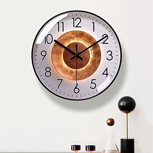 Horloge murale silencieuse à quartz mécanisme balayage continu
