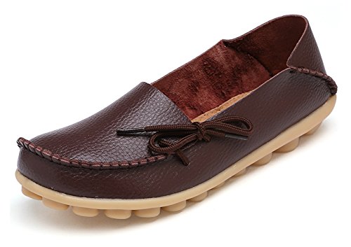 Image of VenusCelia Women's Breathable Comfort Walking Office Flat Loafer